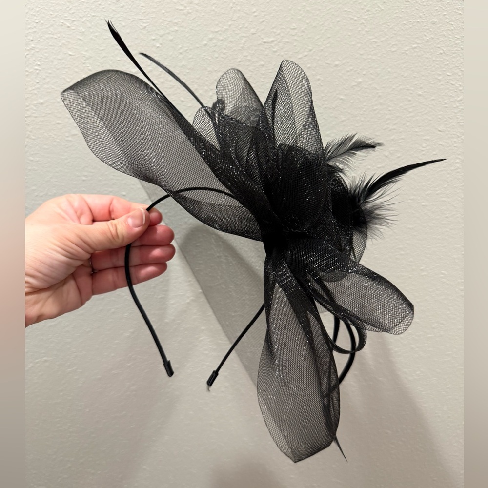 Black Kentucky Derby fascinator